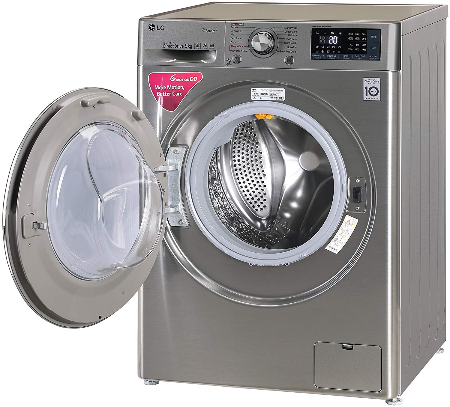 LG 9 kg Inverter WiFi FullyAutomatic Front Loading Washing Machine