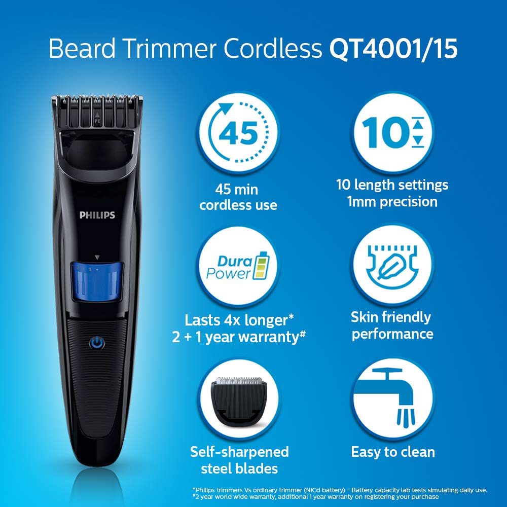 rechargeable trimmer philips